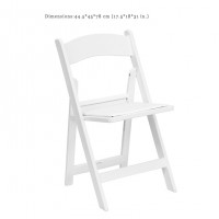 Wholesale resin white wimbledon folding chairs for wedding/party/events