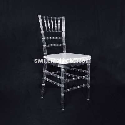 2016 resin clear tiffany chiavari chair