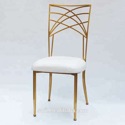 Royal wedding chair mesh corss back chair