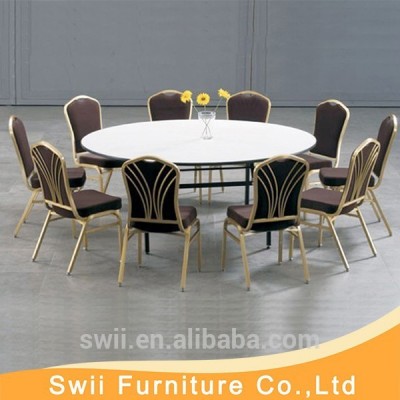 Hot sell Cheaperhotel banquet round folding table wedding table