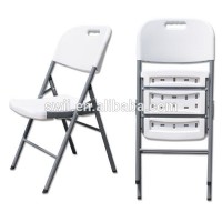 Wholesale white HDPE garden outdoor event plastic folding chair for sale