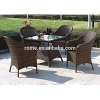 Square or Round wicker dining chair/rattan table