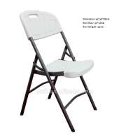 White Portable folding table and chair plastic folding chair for sale and wholesale