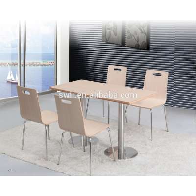 whosale fast food table and chair set