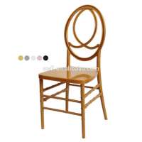 wholesale round back metal phoenix chiavari chair resin wedding channel chair