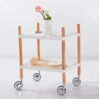 Dining room used mobile trolley vibrator table for paver building block table