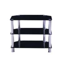 best selling in UK market black glass tv stand